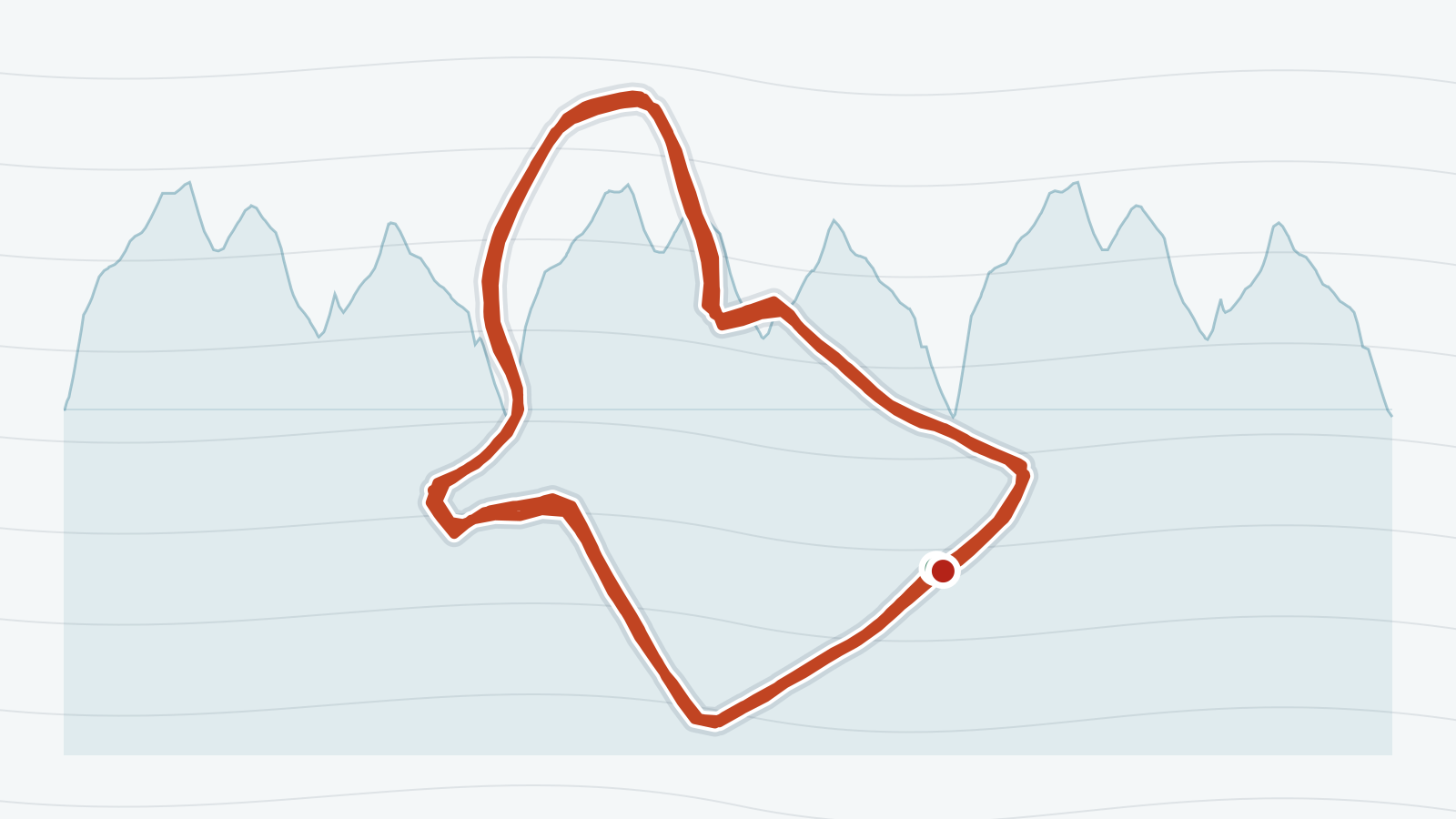 Mapa trasy Běh lesy Babylonskými 6 km