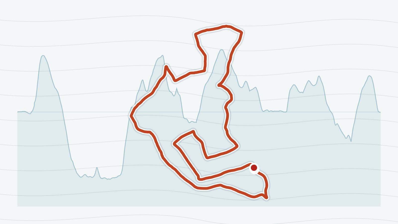 Mapa trasy Charitativní běh na Špince 10 km