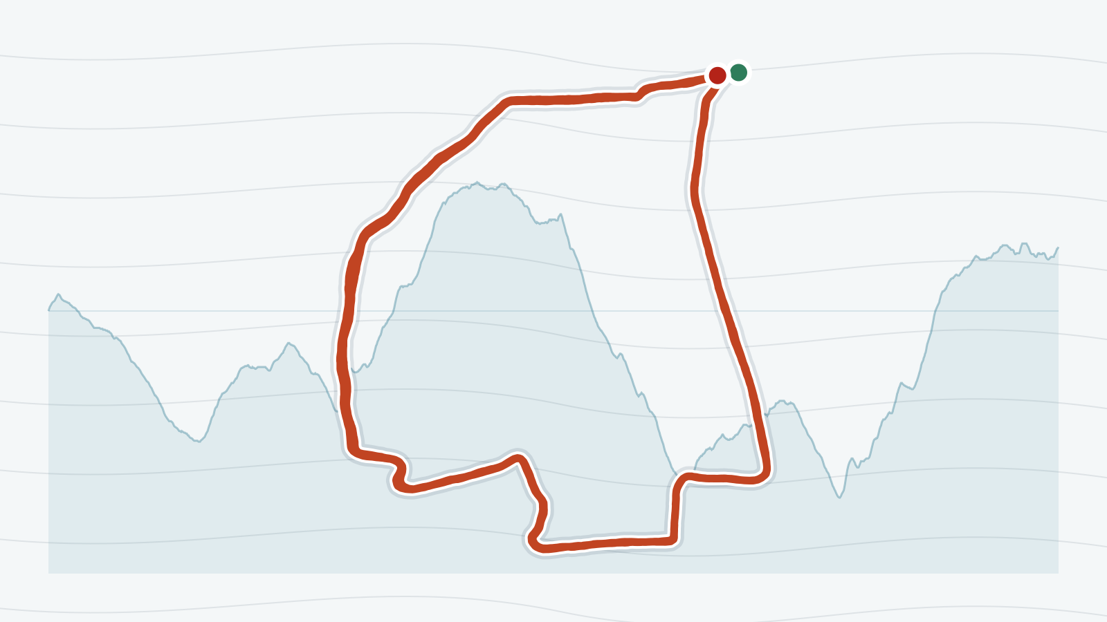 Mapa trasy Běh o Ludgerův meč 8 km