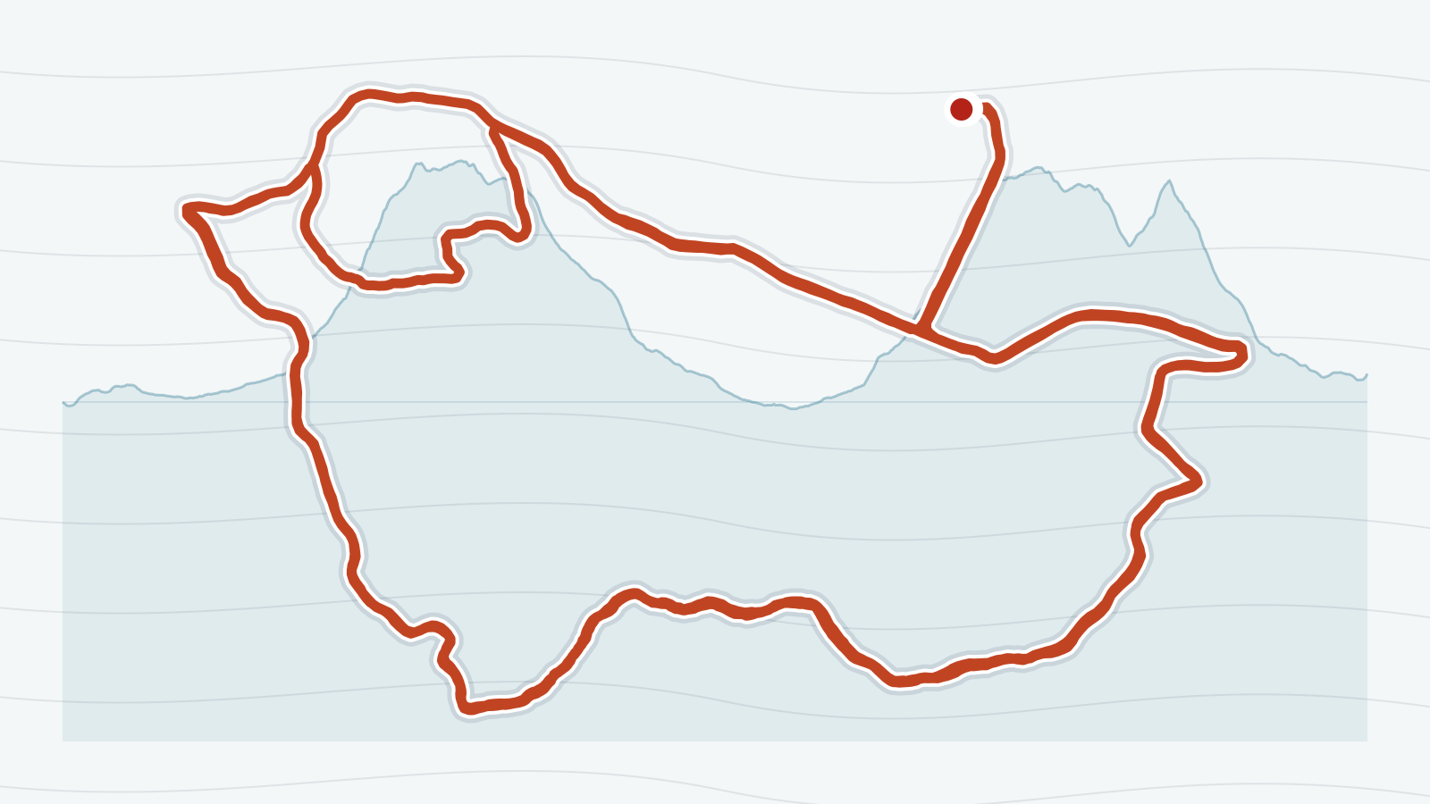 Mapa trasy Ádrkros 2025 – Hlavní závod – přibližně 9 km (SportSoft uvádí 10,5 km)