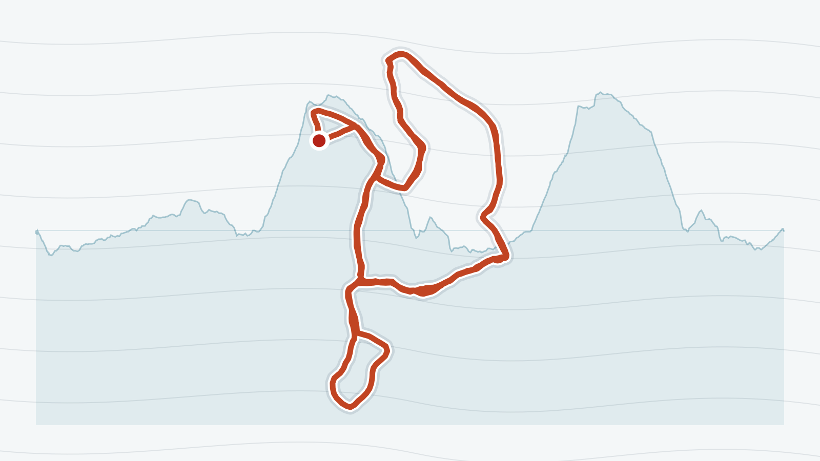 Mapa trasy Běh zelenovským údolím 8,15 km