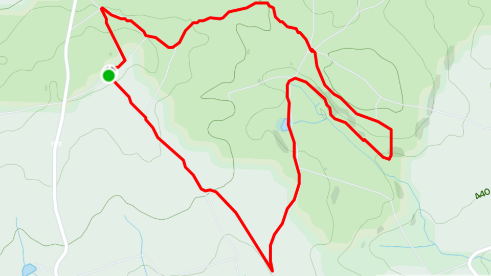 Mapa trasy Okolo mohyl