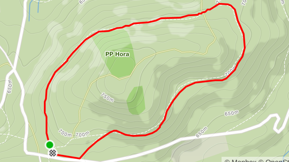 Mapa trasy Po stopách Korábského krosu