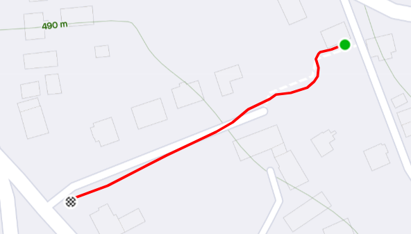 Mapa trasy Schody v Chodově + rovinka