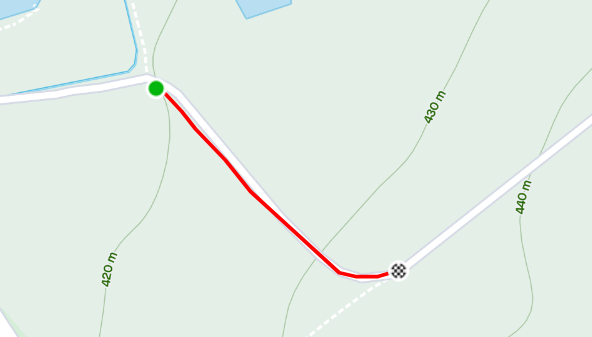 Mapa trasy Dvě kila ku čtyřem lipám